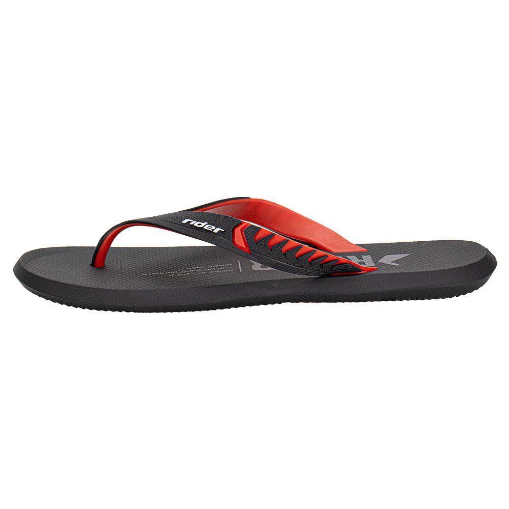 CHINELO MASCULINO R1 PRIME RIDER 12438 Preto/Vermelho 3