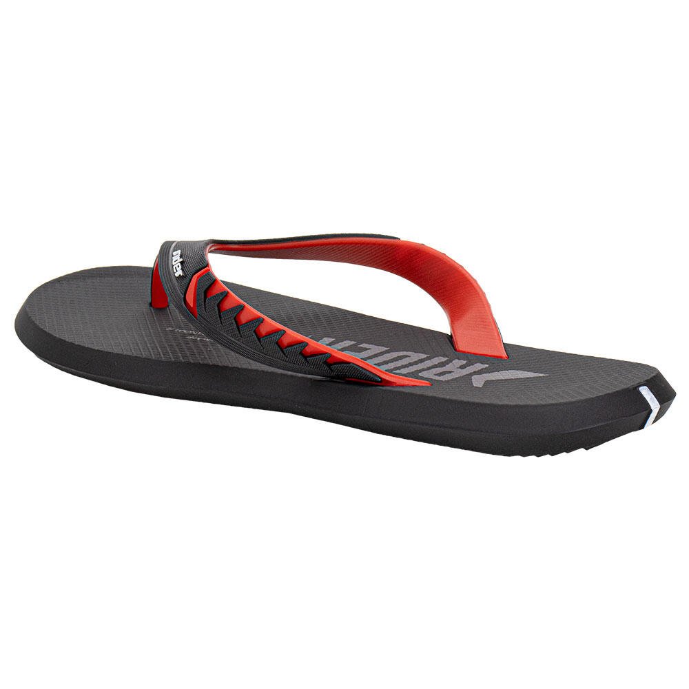 CHINELO MASCULINO R1 PRIME RIDER 12438 Preto/Vermelho 4