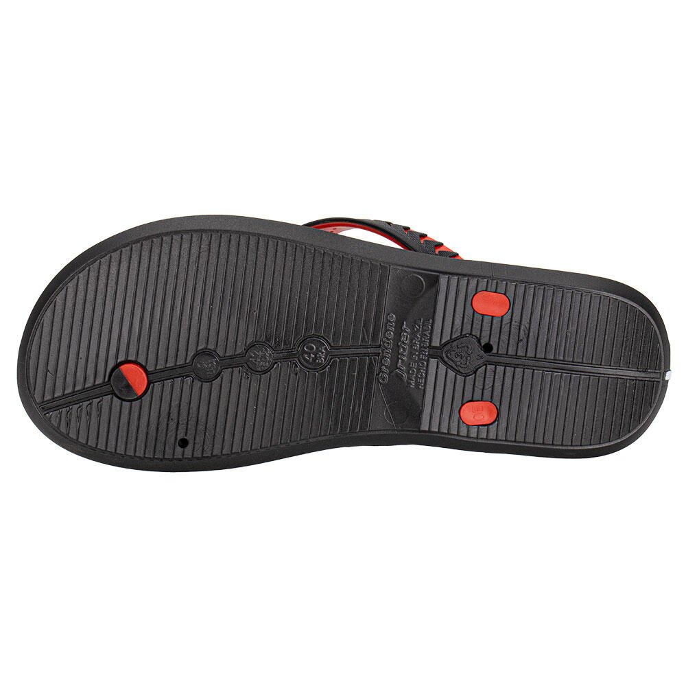 CHINELO MASCULINO R1 PRIME RIDER 12438 Preto/Vermelho 5