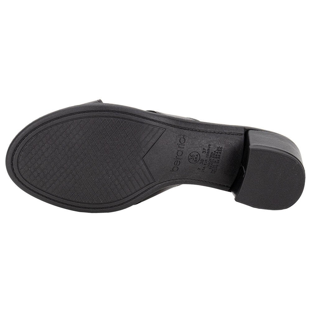 TAMANCO FEMININO SALTO GROSSO BEIRA RIO 8379251 Preto 4