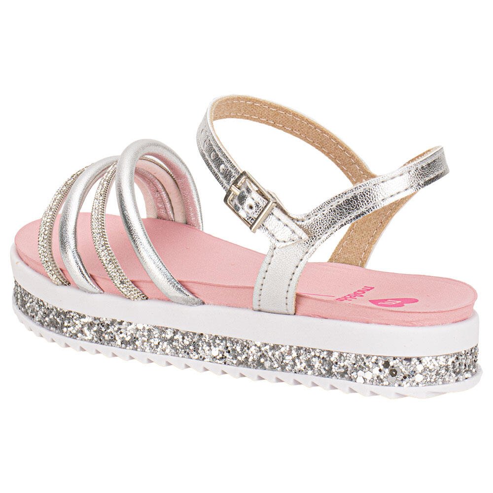 SANDÁLIA INFANTIL MOLEKINHA 23051567 Prata 3