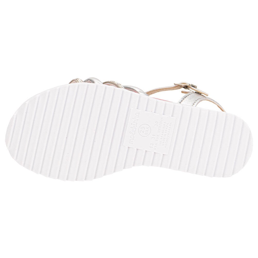 SANDÁLIA INFANTIL MOLEKINHA 23051567 Prata 4