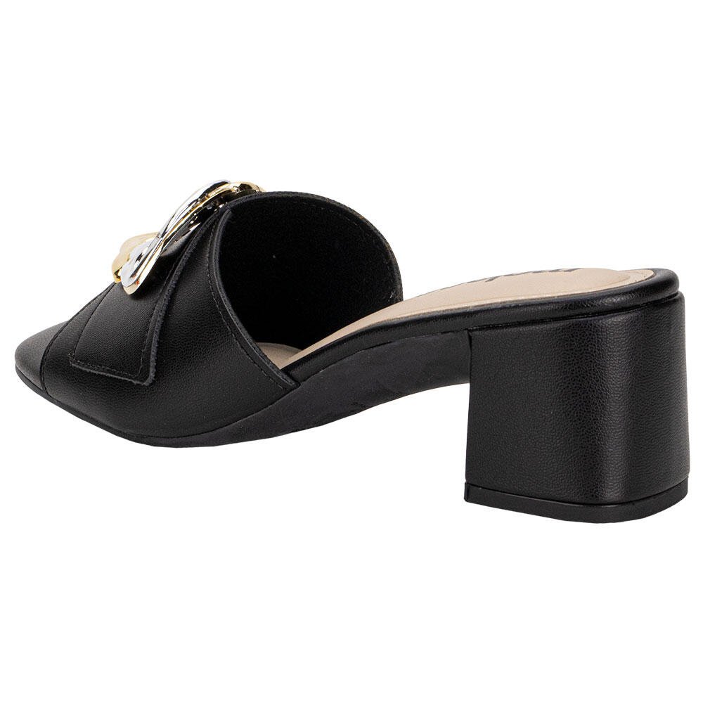 TAMANCO FEMININO SALTO GROSSO MOLECA 5496117 Preto 3