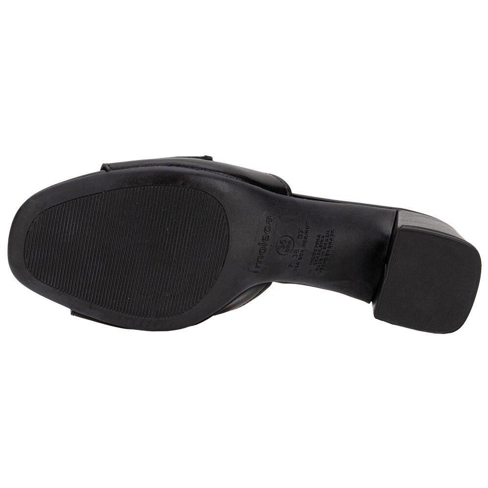 TAMANCO FEMININO SALTO GROSSO MOLECA 5496117 Preto 4