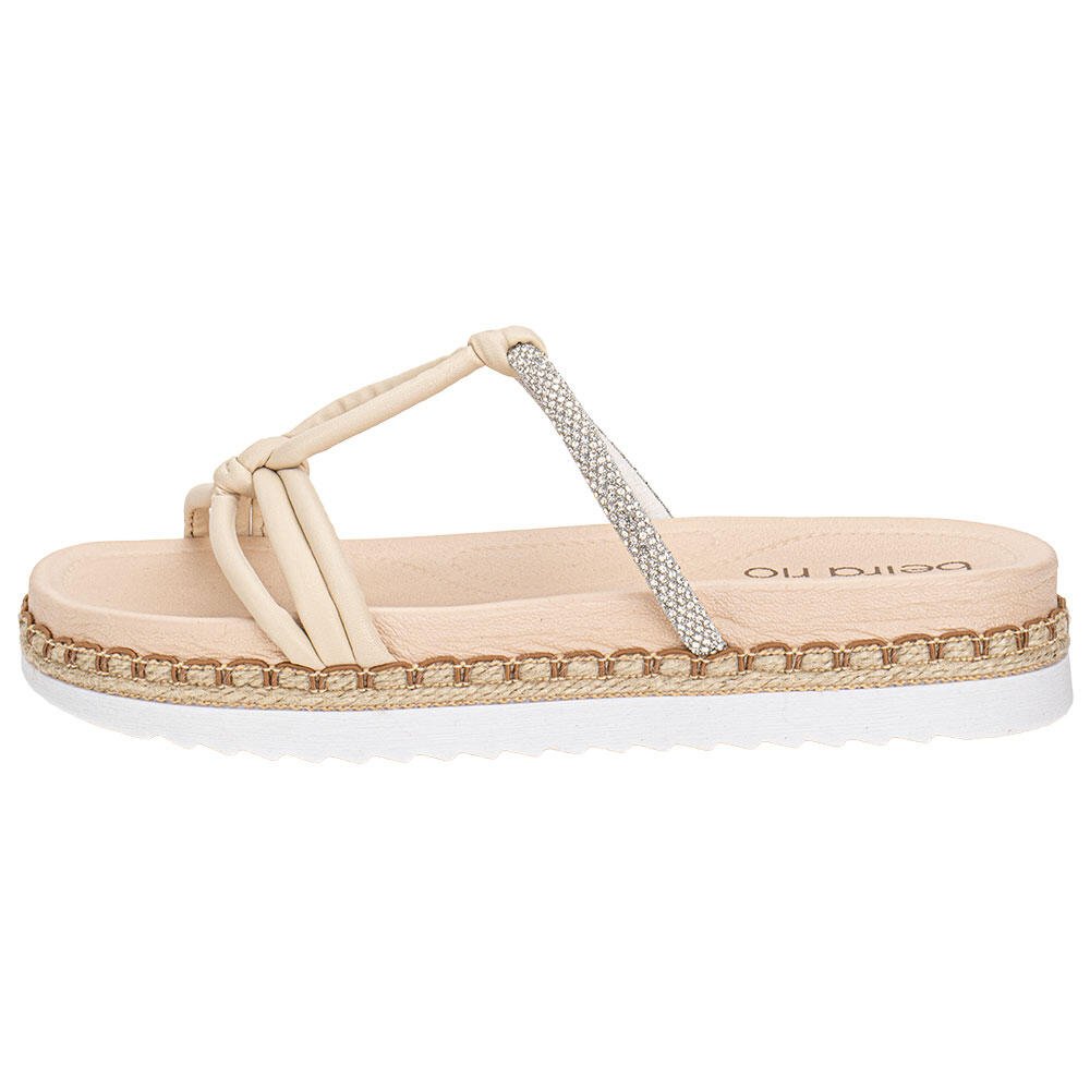TAMANCO FEMININO FLAT BEIRA RIO 8553102 Bege 2