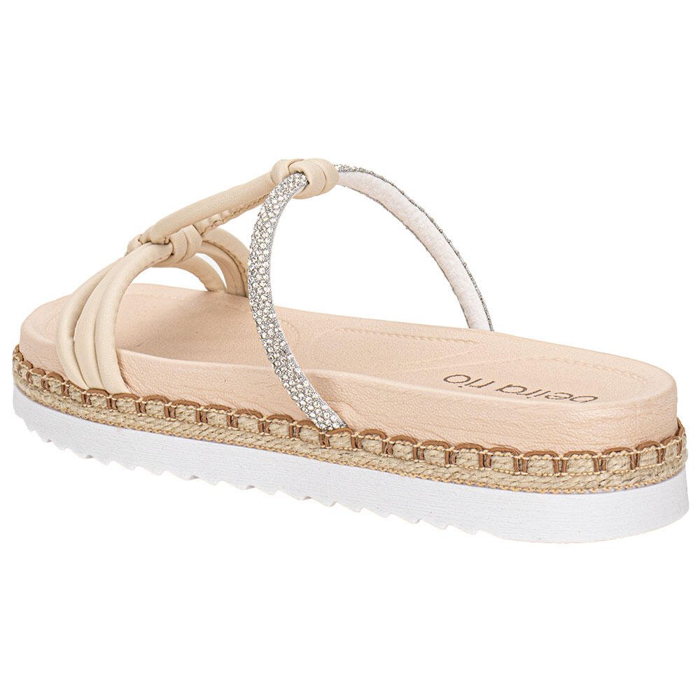 TAMANCO FEMININO FLAT BEIRA RIO 8553102 Bege 3