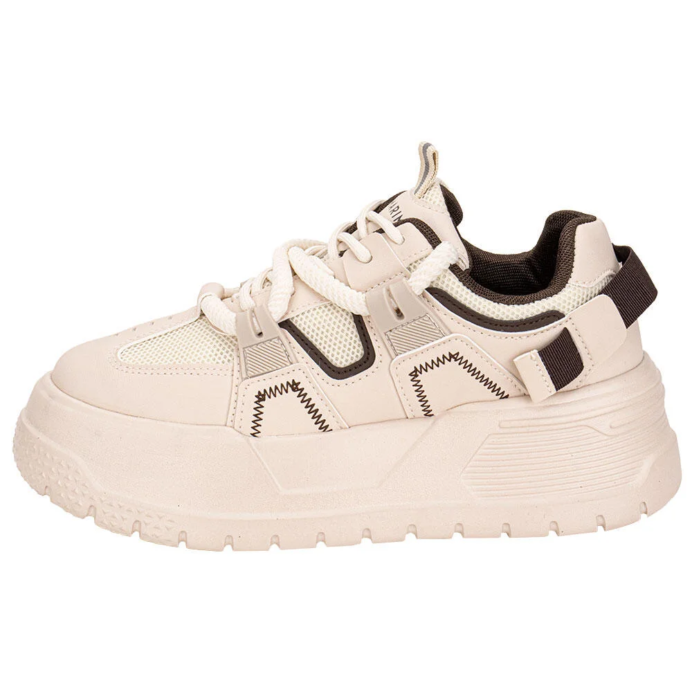 TÊNIS FEMININO CASUAL RAMARIM 2576231 Creme 2