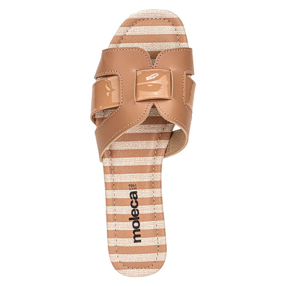 TAMANCO FEMININO FLAT MOLECA 5435653 Salmão 5