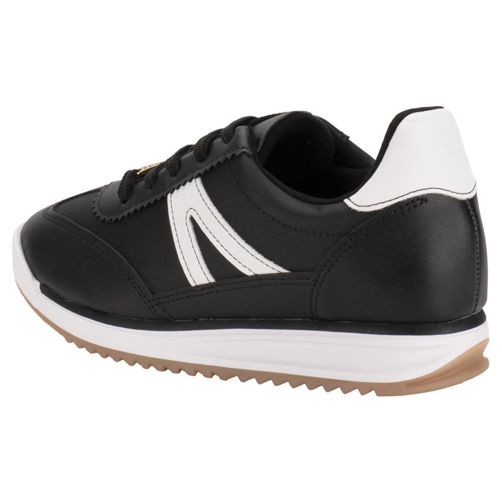 TÊNIS FEMININO CASUAL VIZZANO 1450102 Preto/Branco 3
