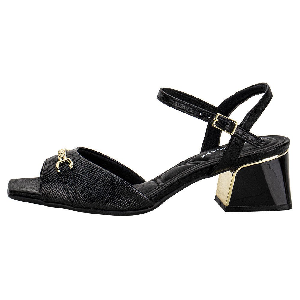 SANDÁLIA FEMININA SALTO GROSSO PICCADILLY 543090 Preto 2
