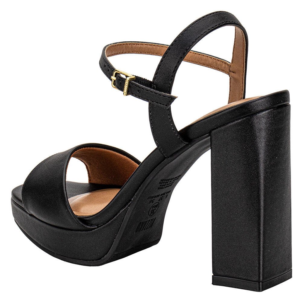 SANDÁLIA FEMININA MEIA PATA VIZZANO 6551100 Preto 3