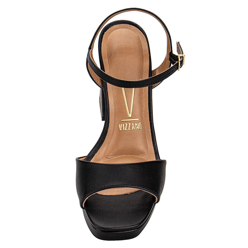 SANDÁLIA FEMININA MEIA PATA VIZZANO 6551100 Preto 5