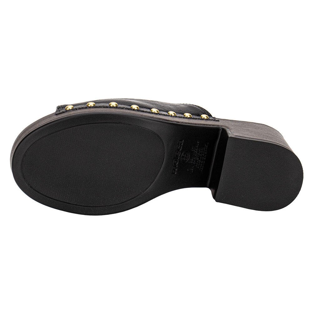 TAMANCO FEMININO SALTO GROSSO MOLECA 5549107 Preto 4