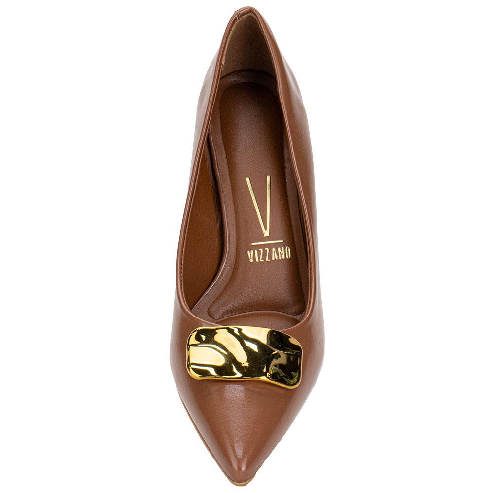 SCARPIN FEMININO SALTO FINO VIZZANO 11851445 Caramelo 5