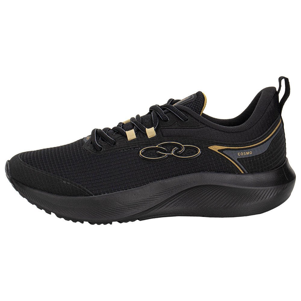 TÊNIS MASCULINO COSMO OLYMPIKUS 43554334 Preto/Bege 2