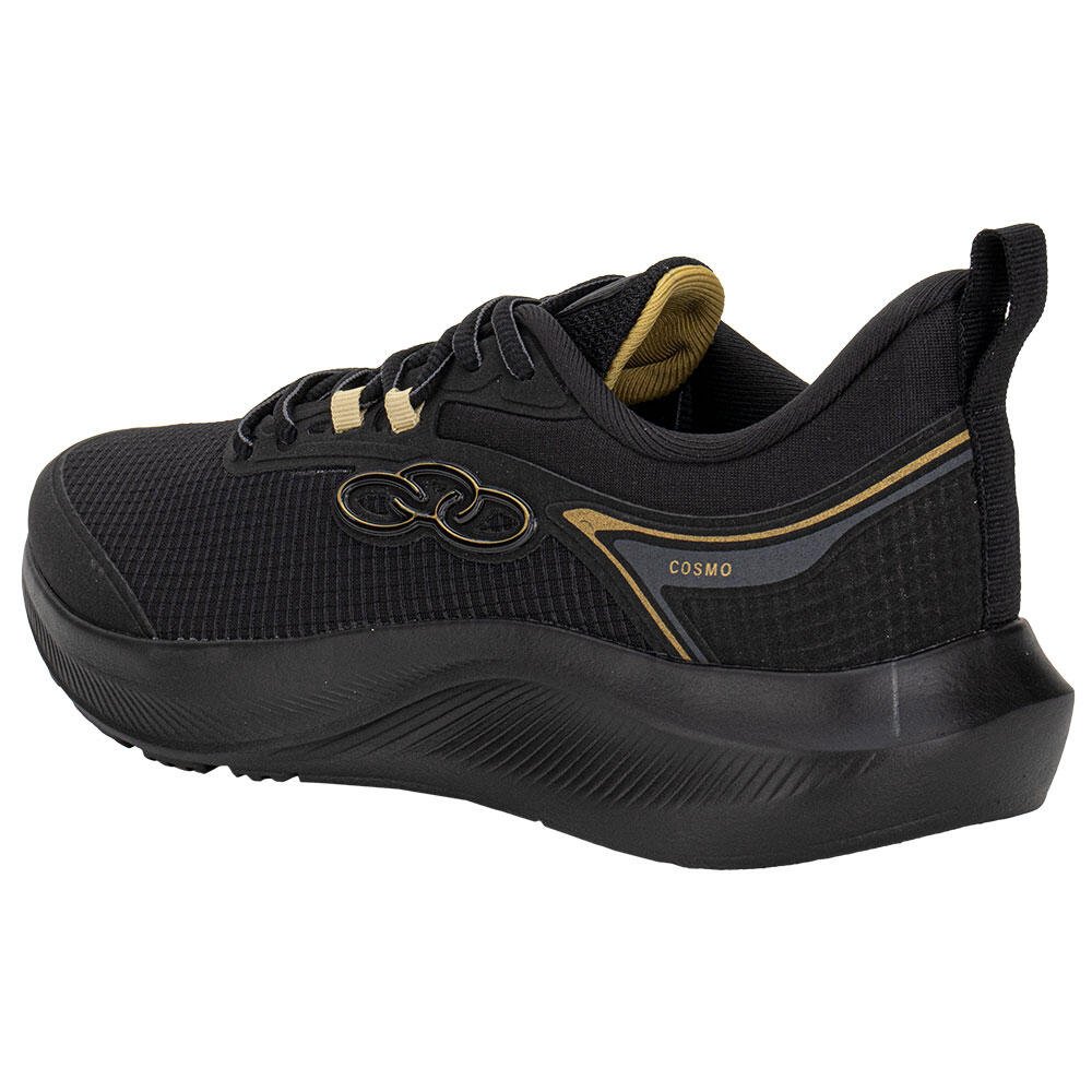 TÊNIS MASCULINO COSMO OLYMPIKUS 43554334 Preto/Bege 3