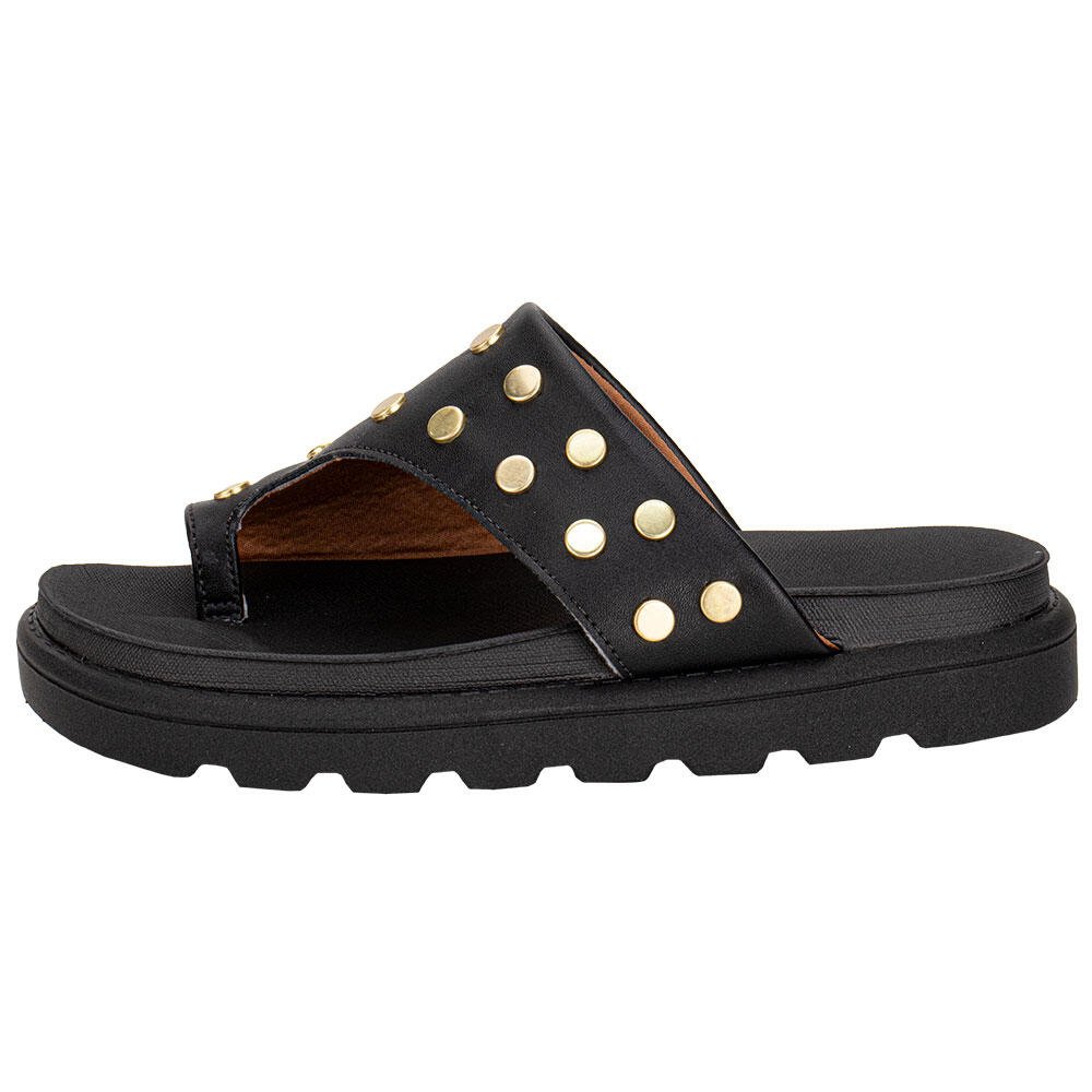 TAMANCO FEMININO FLAT VIZZANO 6510117 Preto 2