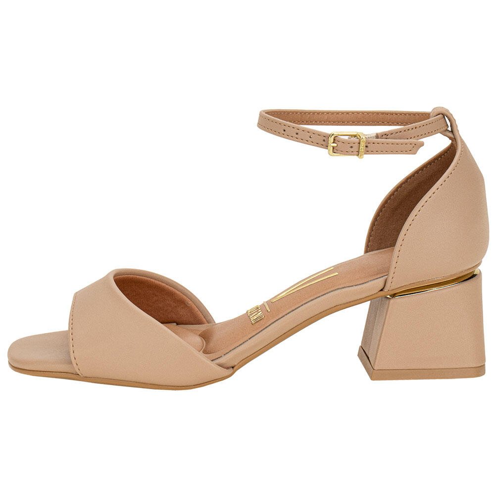 SANDÁLIA FEMININA SALTO GROSSO VIZZANO 6428143 Bege 2