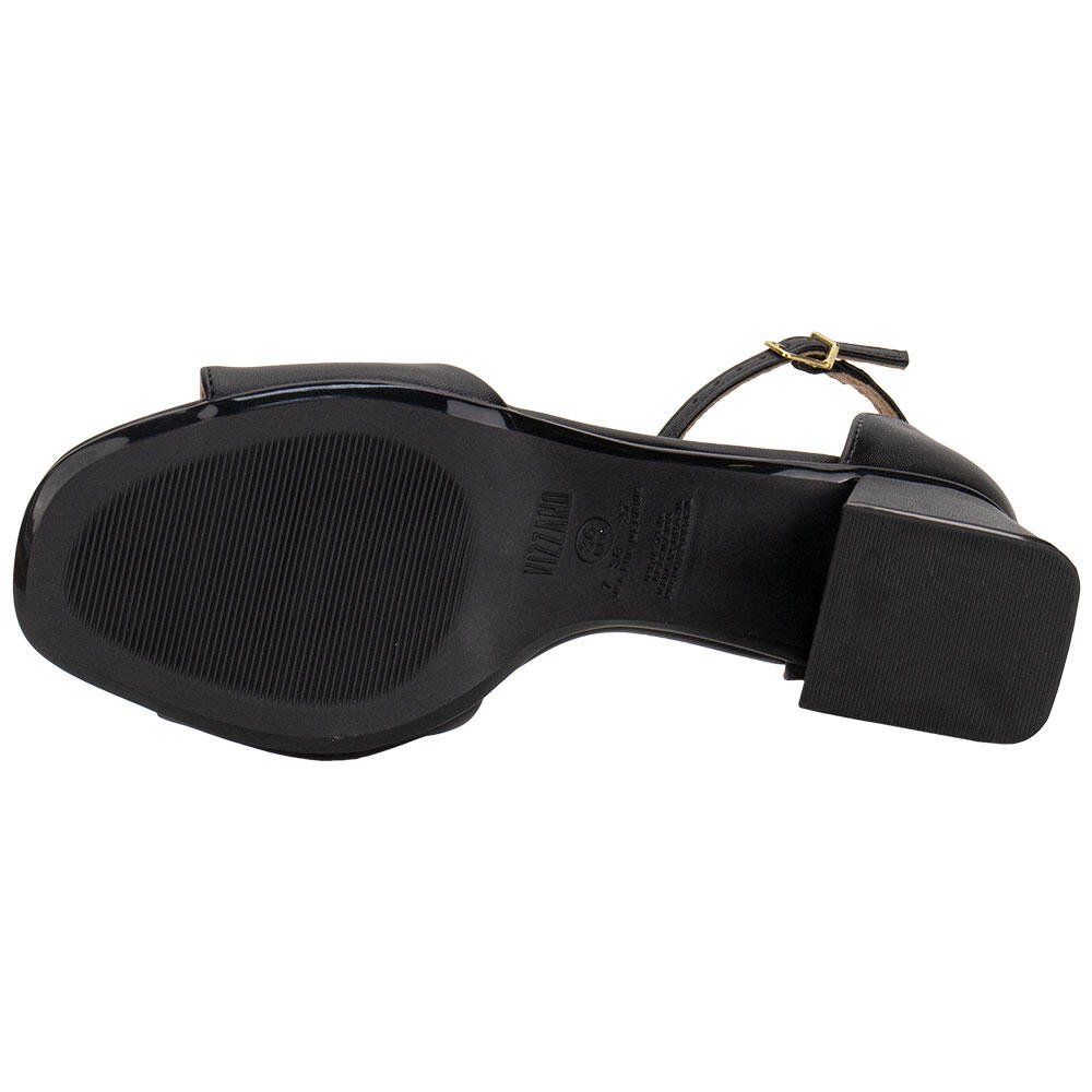 SANDÁLIA FEMININA SALTO GROSSO VIZZANO 6428143 Preto 4