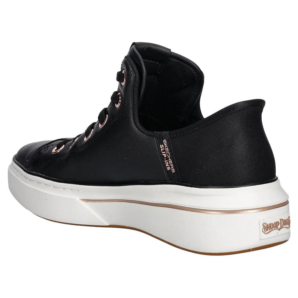 "Slip-on de couro Snoop Dogg Skechers 186001"  Preto 4