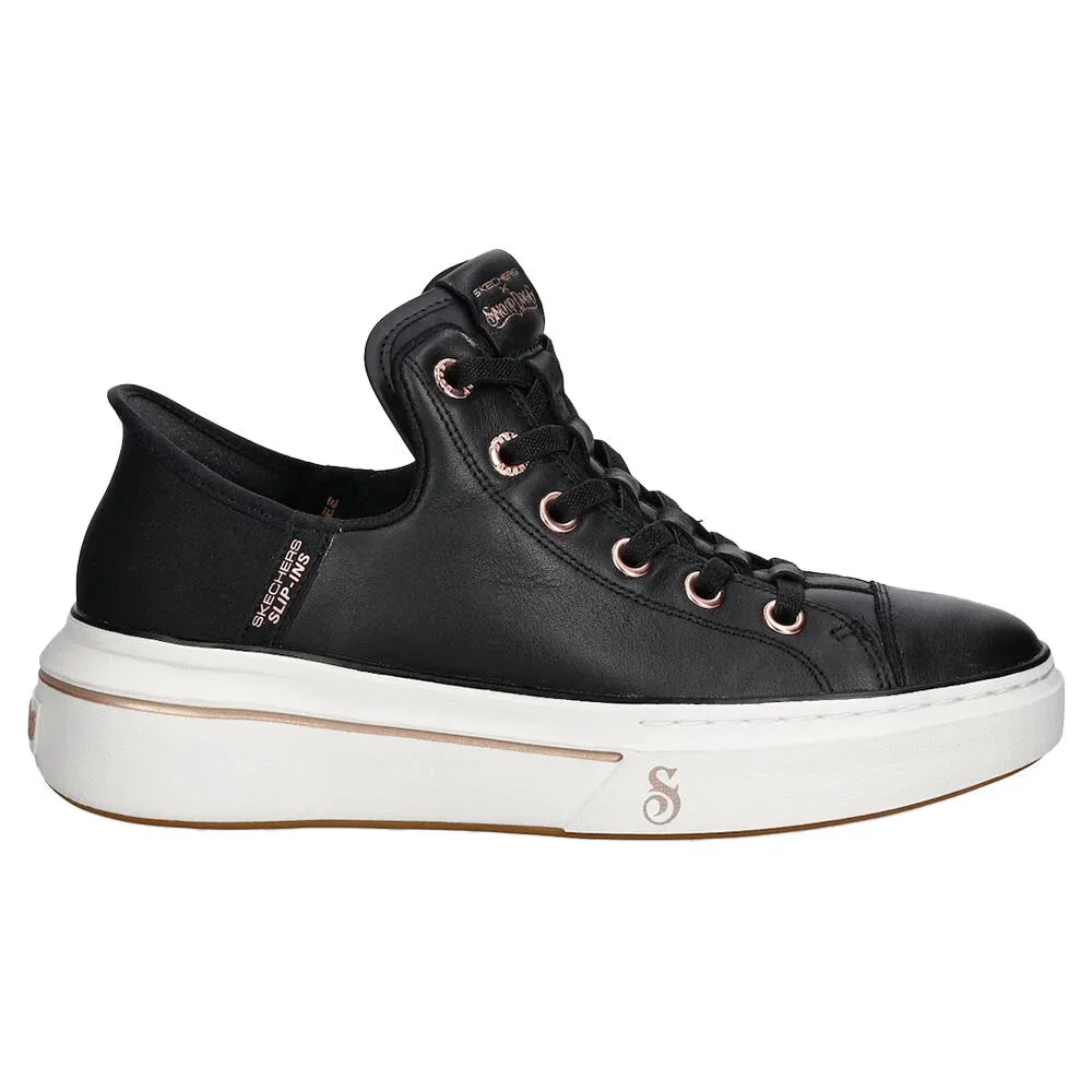"Slip-on de couro Snoop Dogg Skechers 186001" Preto 1