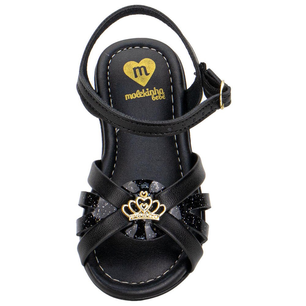 SANDÁLIA INFANTIL MOLEKINHA 2114283 Preto 5