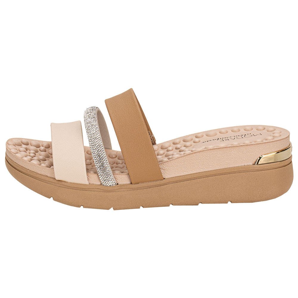 TAMANCO FEMININO FLAT MODARE 7151133 Bege 2