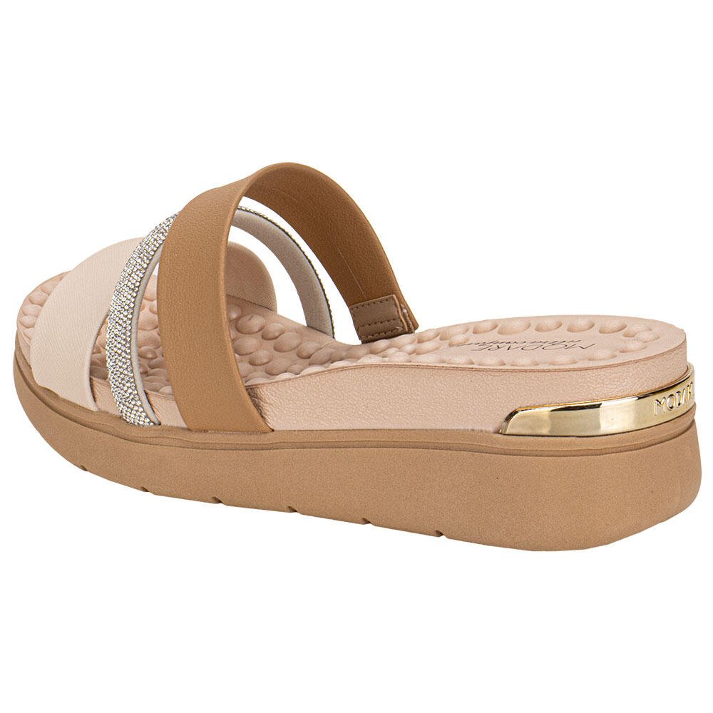 TAMANCO FEMININO FLAT MODARE 7151133 Bege 3