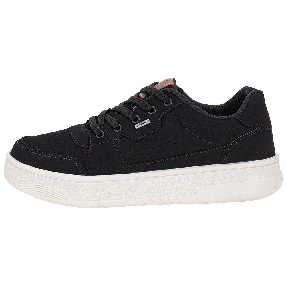 TÊNIS MASCULINO CASUAL CONFORT WAY 902501 Preto 2