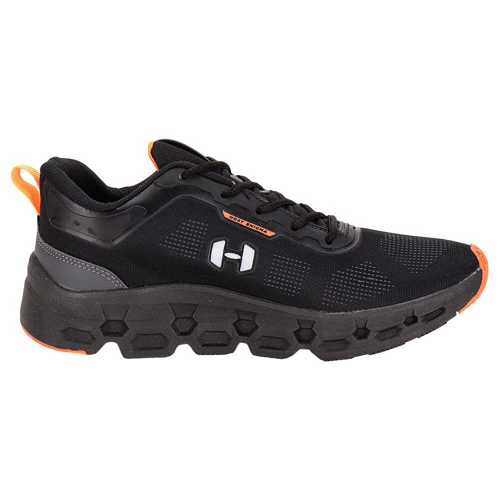 TÊNIS MASCULINO HOST HS6800 Preto/Laranja 5