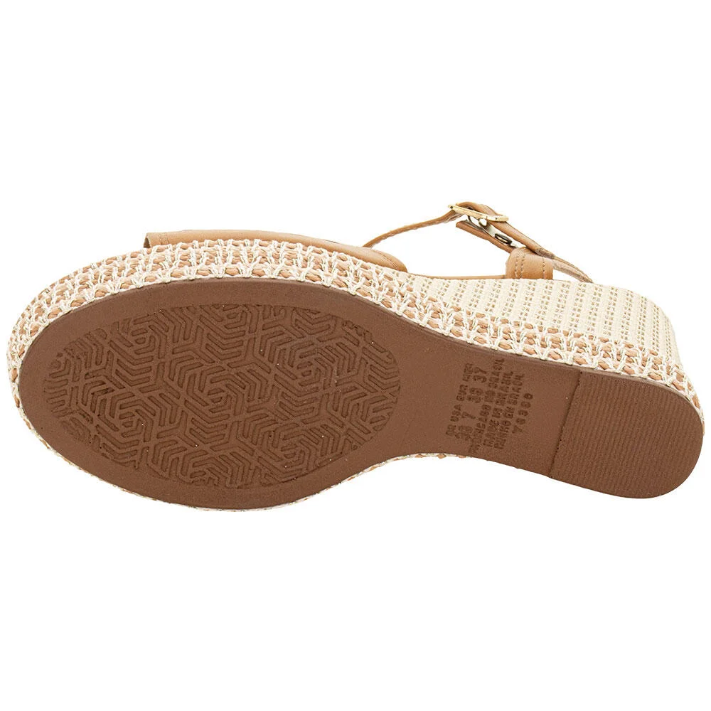 SANDÁLIA FEMININA ANABELA DAKOTA Y9872 Camel 4