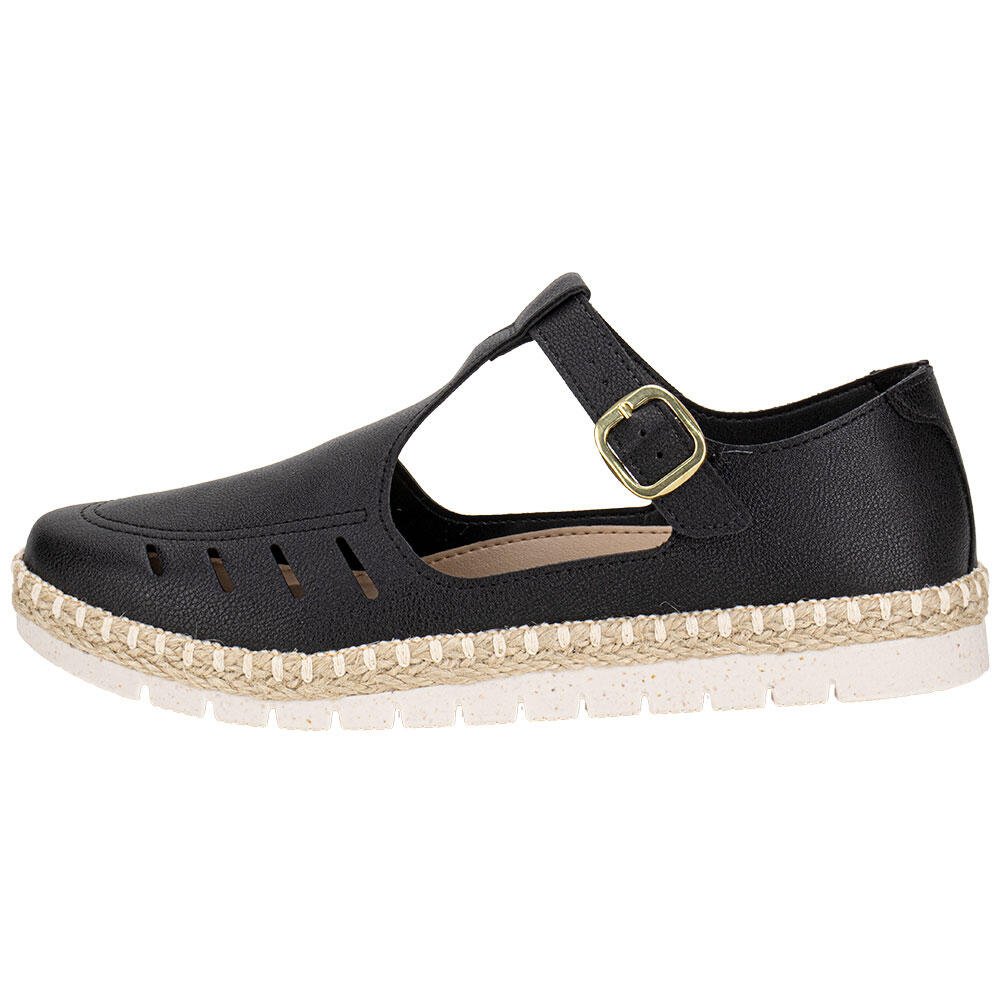 SAPATO FEMININO FLAT MODARE 7390313 Preto 2