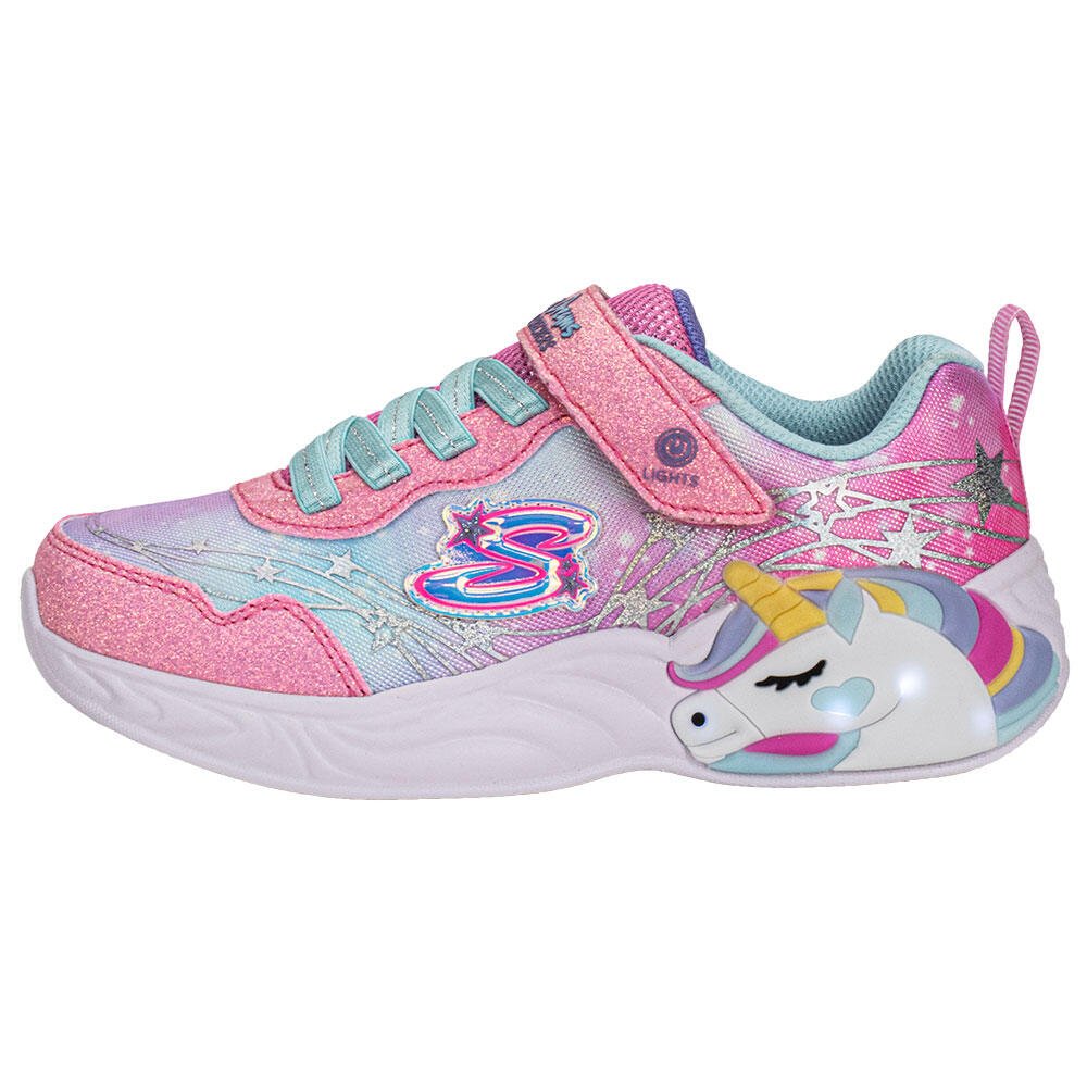 Tênis Infantil Unicorn Dreams - Skechers 302299L Rosa/Azul 2