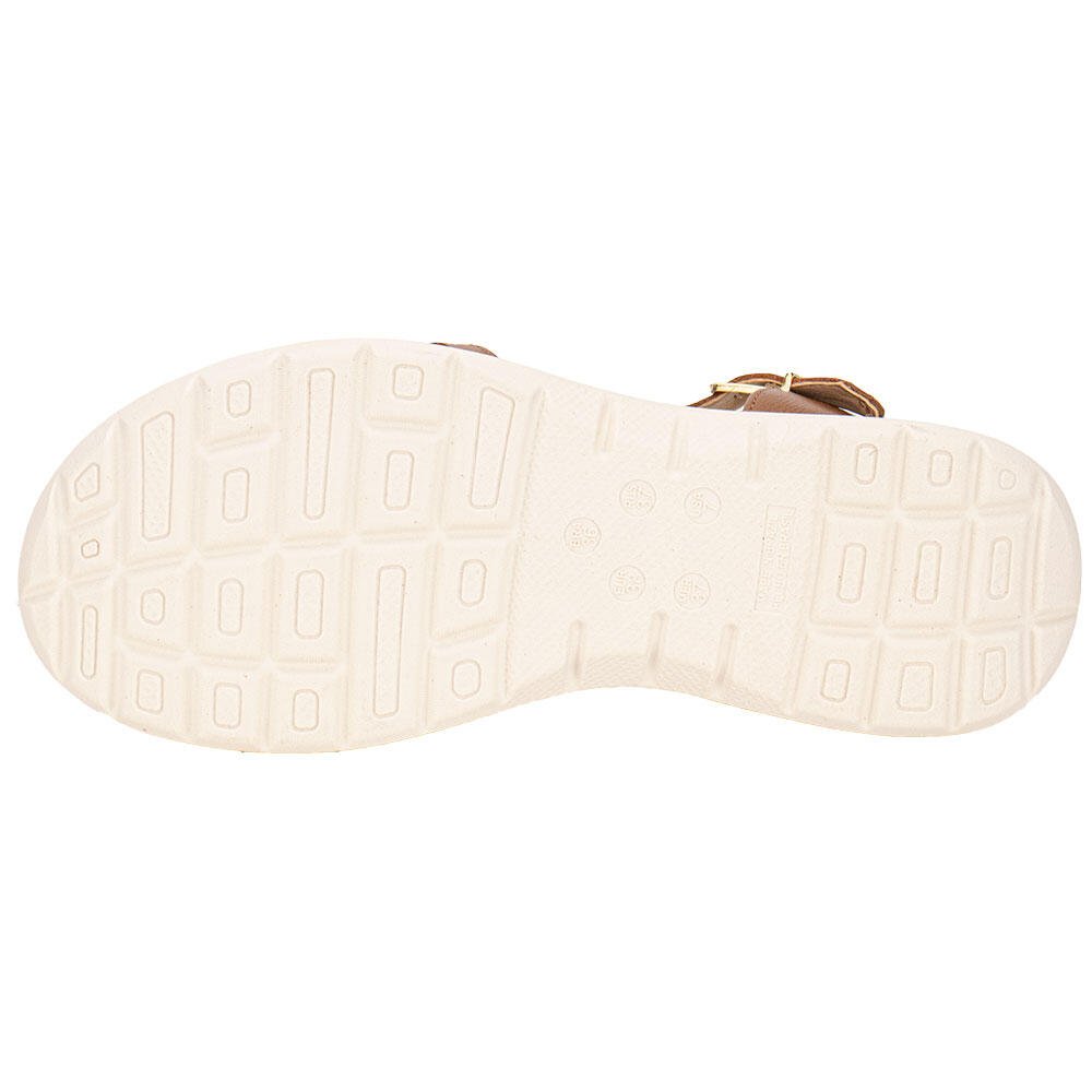 SANDÁLIA FEMININA FLAT COMFORTFLEX 2543402 Caramelo 4