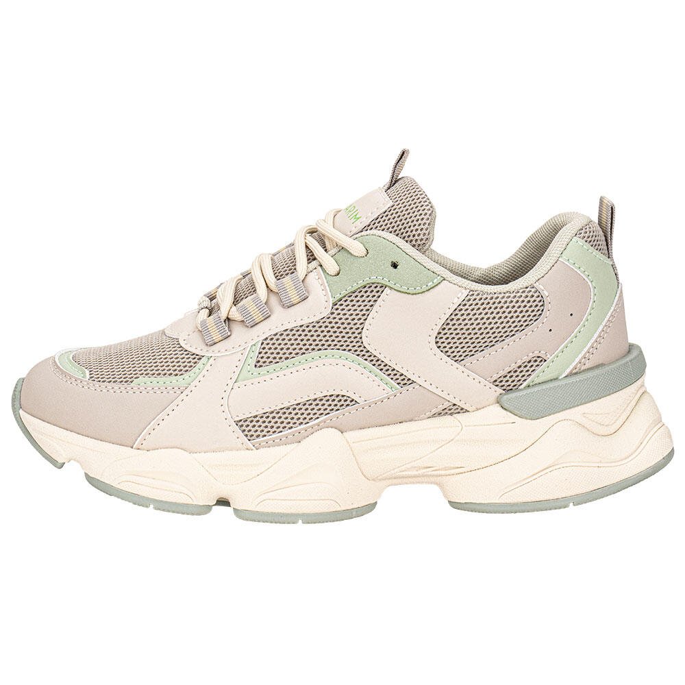 TÊNIS FEMININO CHUNKY RAMARIM 2590132 Cinza/Verde 2