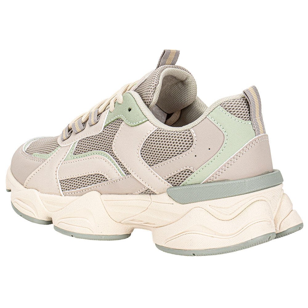 TÊNIS FEMININO CHUNKY RAMARIM 2590132 Cinza/Verde 3