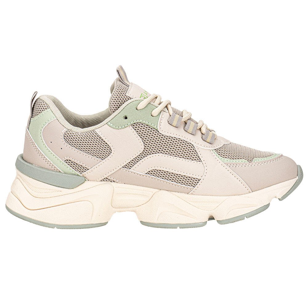 TÊNIS FEMININO CHUNKY RAMARIM 2590132 Cinza/Verde 5