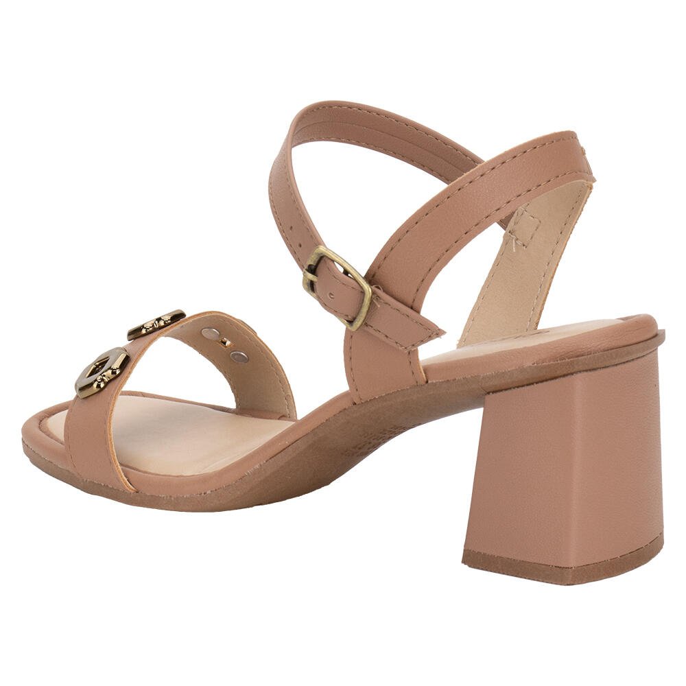 SANDÁLIA FEMININA SALTO GROSSO MISSISSIPI MF231 Salmão 3