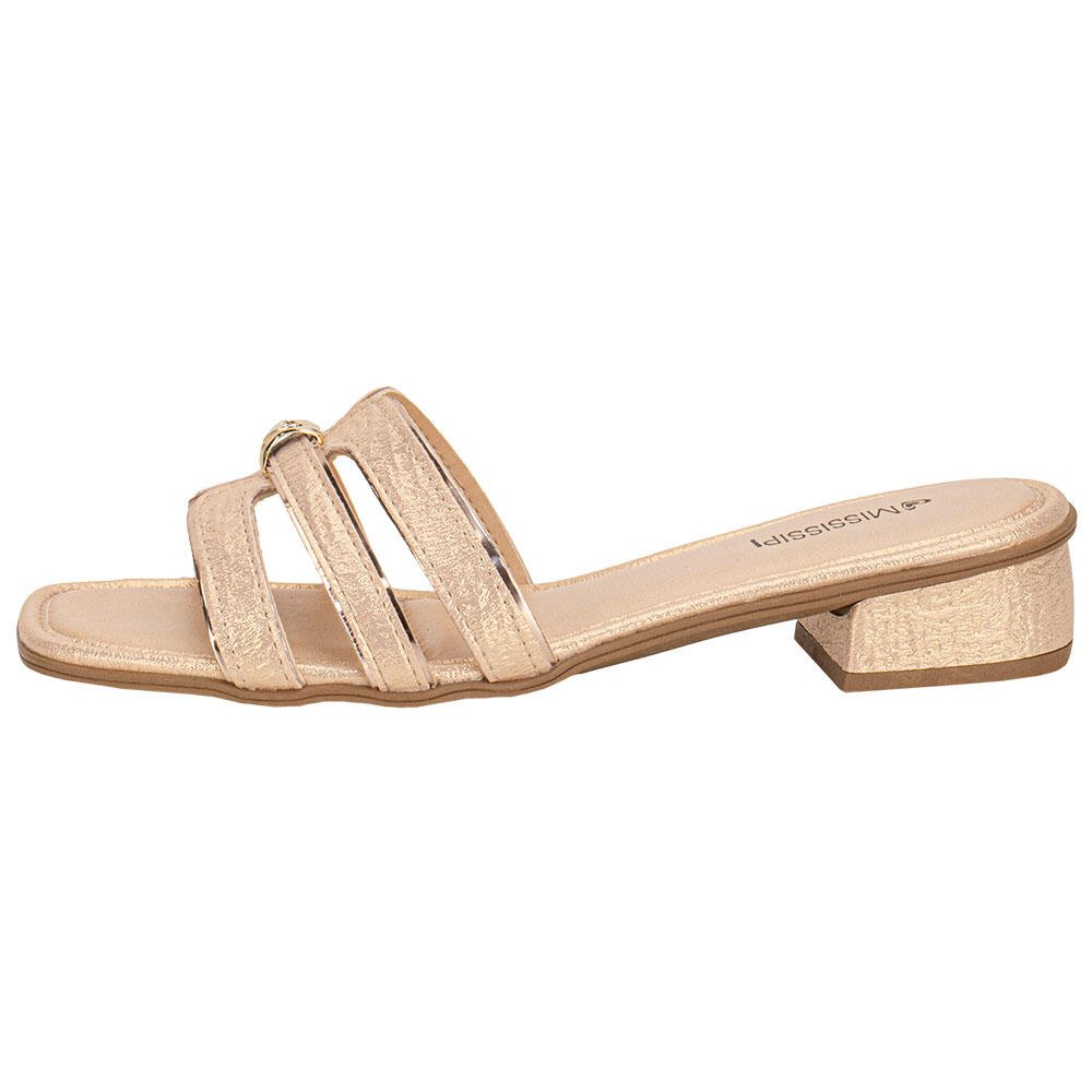 TAMANCO FEMININO SALTO GROSSO MISSISSIPI MF891 Dourado 2