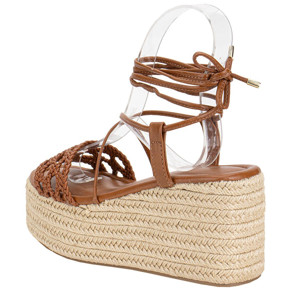 SANDÁLIA FEMININA ANABELA RAMARIM 2536204 Camel 4