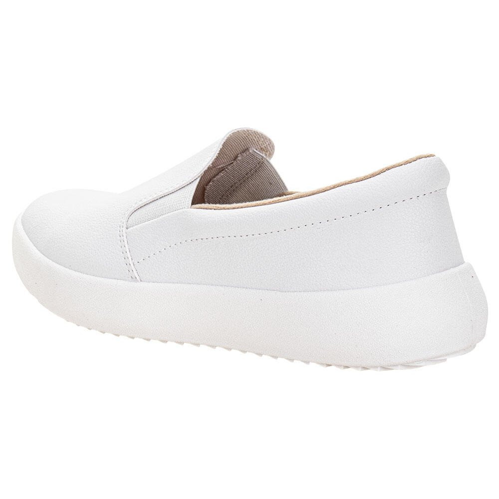 TÊNIS FEMININO SLIP ON MOLECA 5830100 Branco 3