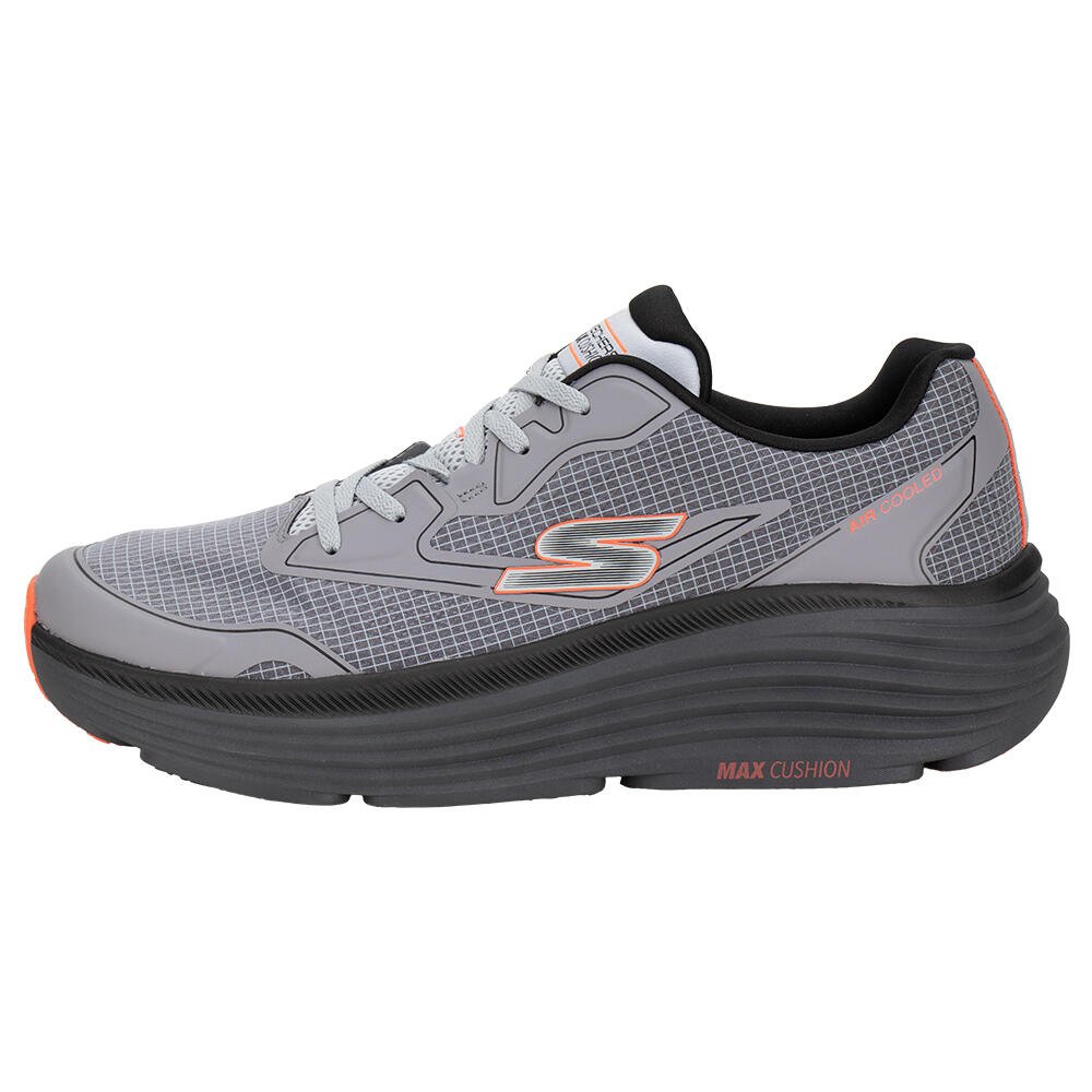 Tênis Masculino Space Angle Skechers Cinza/Laranja 2