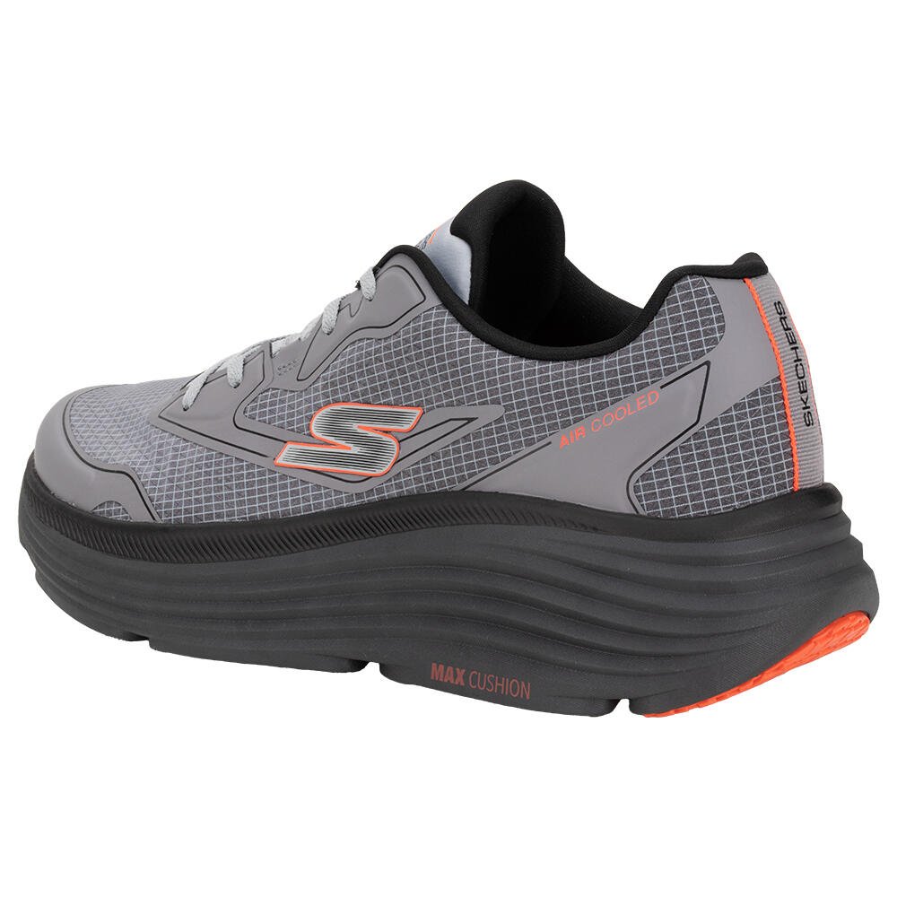 Tênis Masculino Space Angle Skechers Cinza/Laranja 3