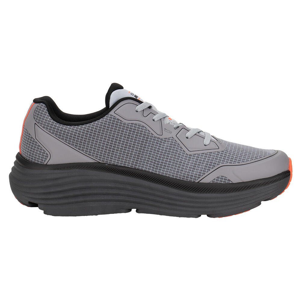 Tênis Masculino Space Angle Skechers Cinza/Laranja 4