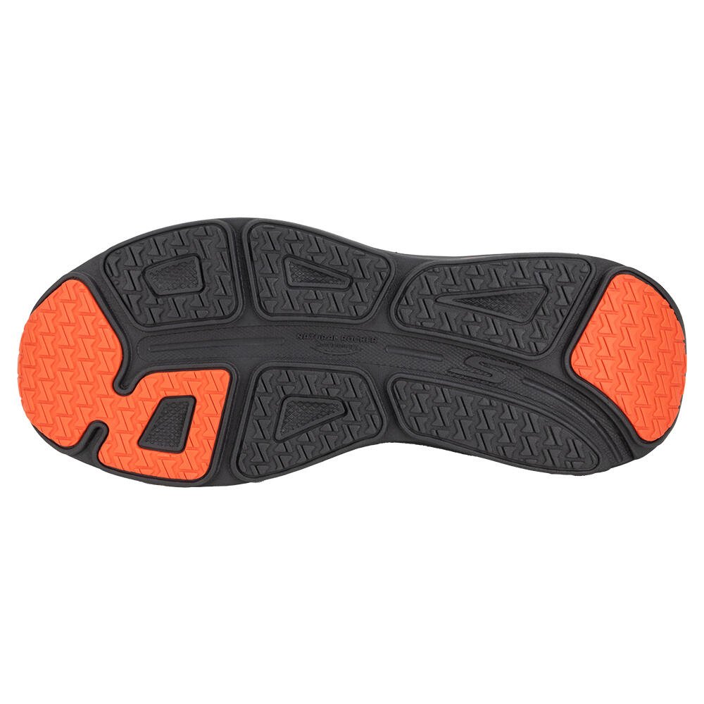 Tênis Masculino Space Angle Skechers Cinza/Laranja 5