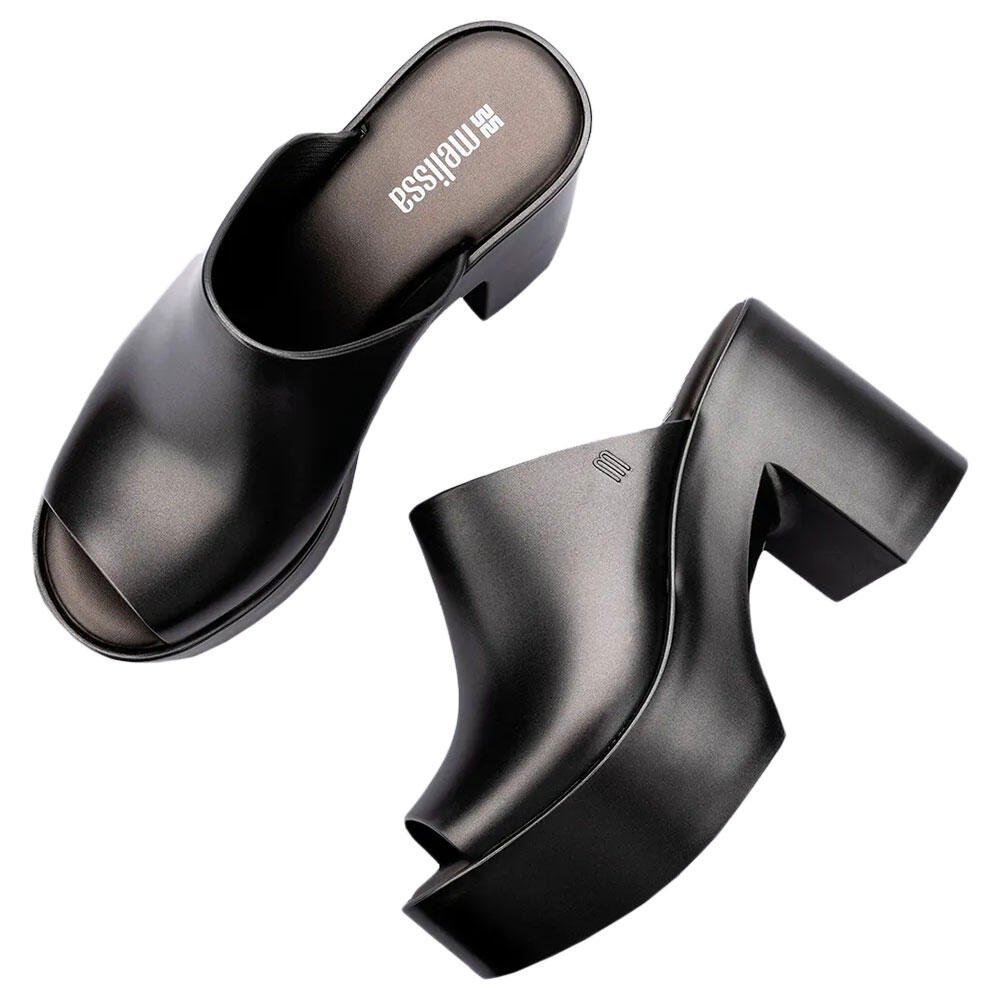 MELISSA MULE HYPE METALLIC 36497 Grafite 5