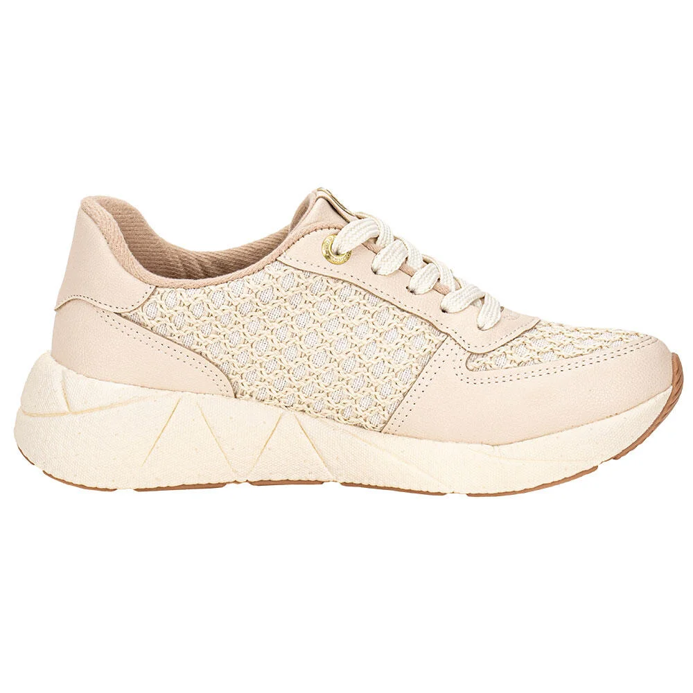 TÊNIS FEMININO CASUAL MODARE 7395210 Bege 5