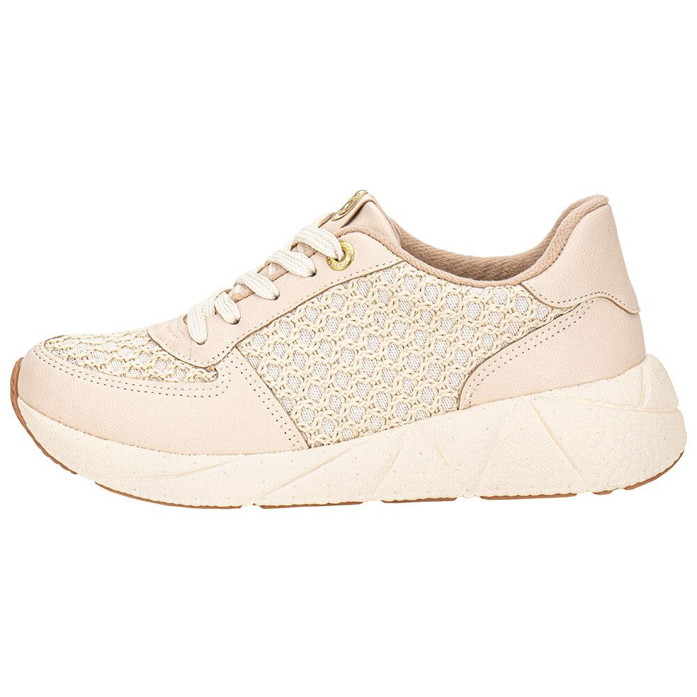 TÊNIS FEMININO CASUAL MODARE 7395210 Bege 2