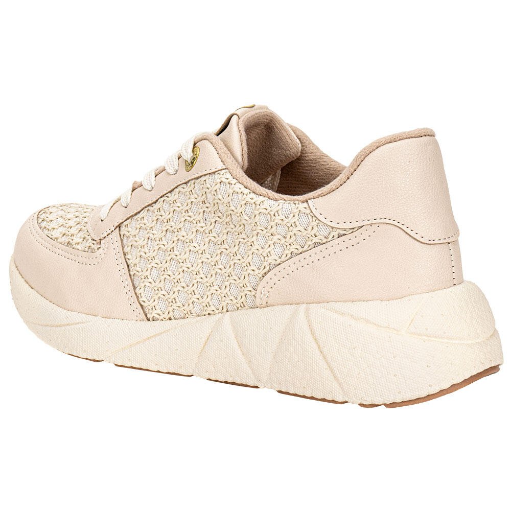 TÊNIS FEMININO CASUAL MODARE 7395210 Bege 3