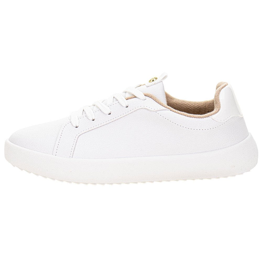 TÊNIS FEMININO CASUAL MOLECA 5830101 Branco 2